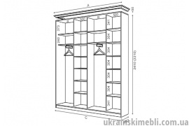 Корпус 2500х450 (Рим-Венеціано 4Д 2.5)